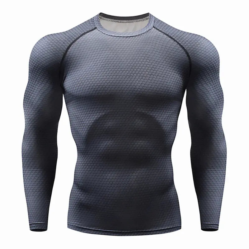 Men's Compression Training Long Sleeve Workout Shirt