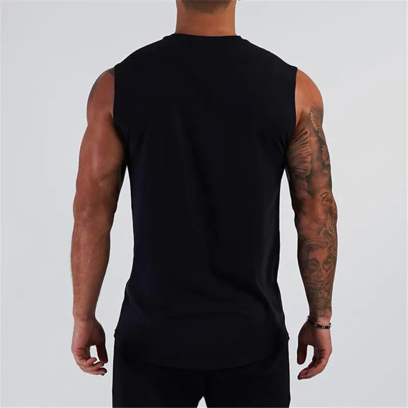 Men's Slim-fit Sleeveless Fitness Training Vest