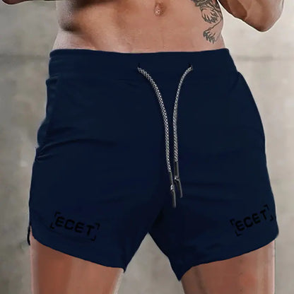 Quick-drying Double-layer Training Three-point Pants