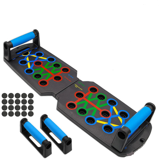 28 in 1 Push Up Rack Board System Fitness Workout Train Home Gym Exercise Stands