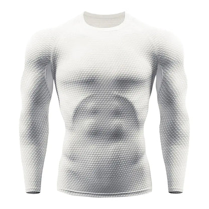 Men's Compression Training Long Sleeve Workout Shirt