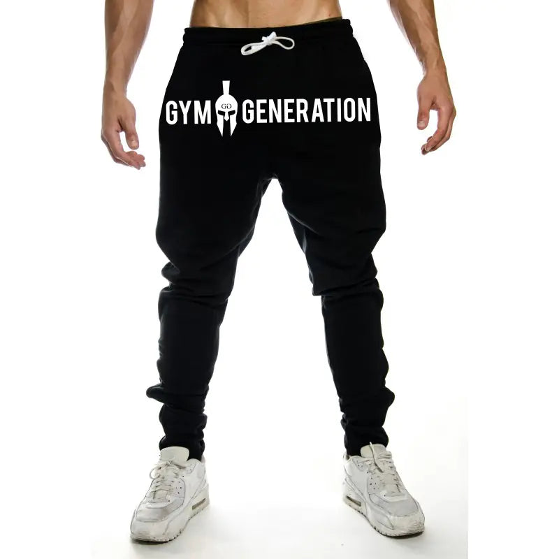 Men's Loose Fit Muscle Fitness Trousers for Training