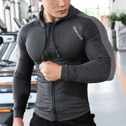 Men's Long Sleeve Workout Shirt for Running & Training