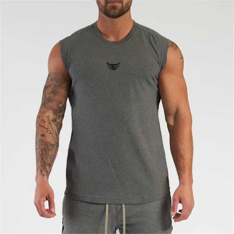 Men's Slim-fit Sleeveless Fitness Training Vest