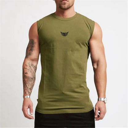 Men's Slim-fit Sleeveless Fitness Training Vest