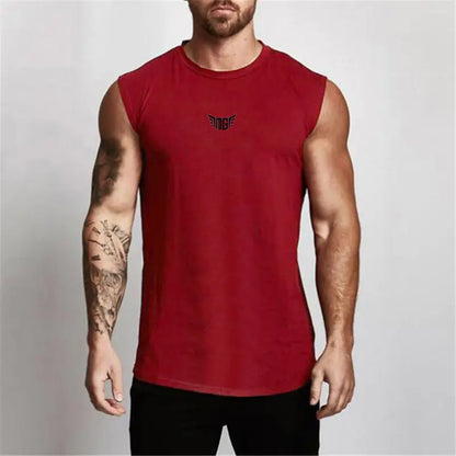 Men's Slim-fit Sleeveless Fitness Training Vest