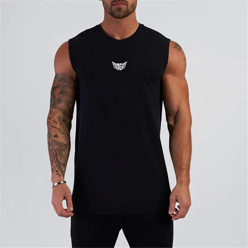 Men's Slim-fit Sleeveless Fitness Training Vest