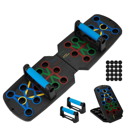 28 in 1 Push Up Rack Board System Fitness Workout Train Home Gym Exercise Stands