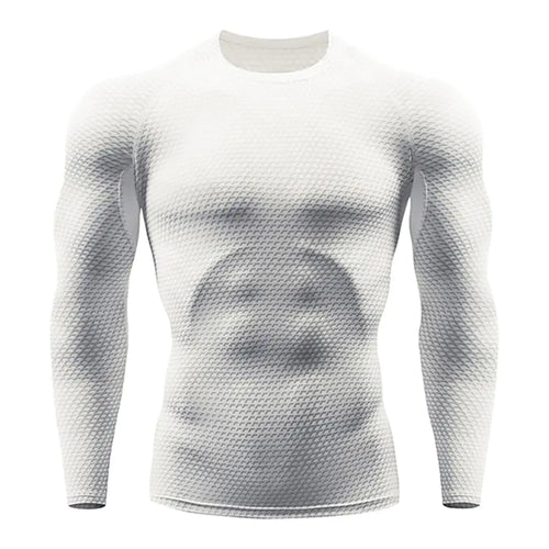Men's Compression Training Long Sleeve Workout Shirt