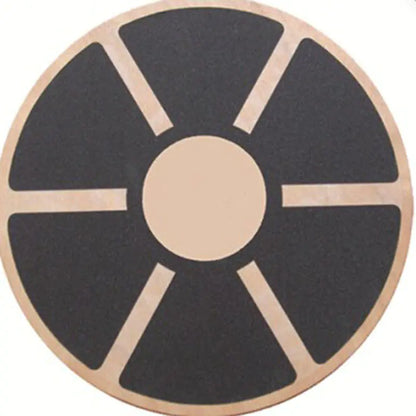 Wooden Round Balance Board - Non-Slip Training Tool