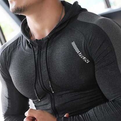 Men's Long Sleeve Workout Shirt for Running & Training